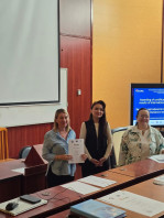 Вручение сертификатов участникам тренингов по проекту CirculEC