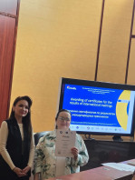 Вручение сертификатов участникам тренингов по проекту CirculEC